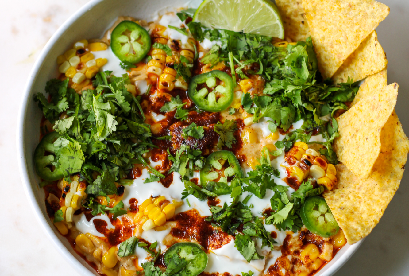 Trempette crémeuse au maïs mexicain