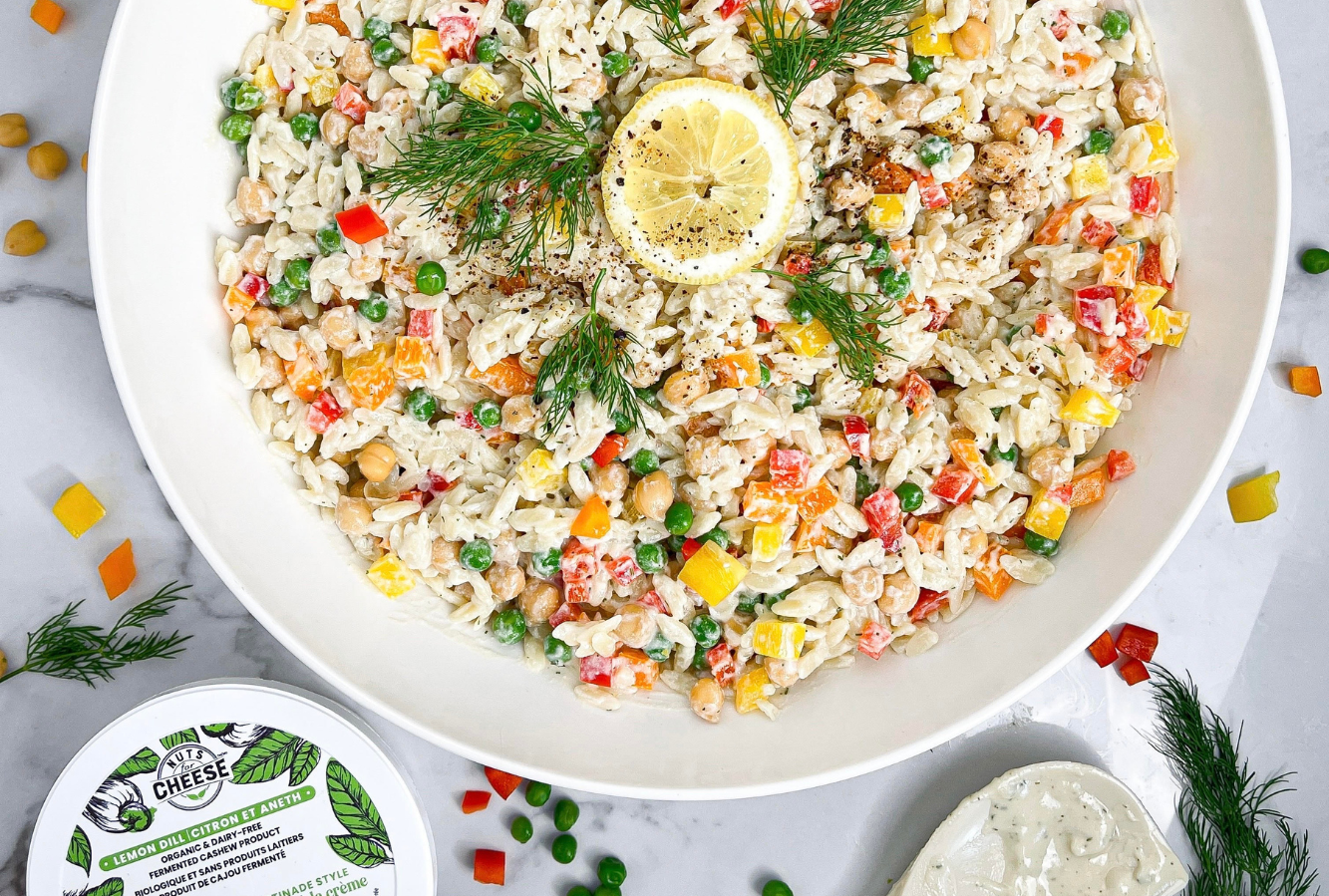Rainbow Confetti Pasta Salad
