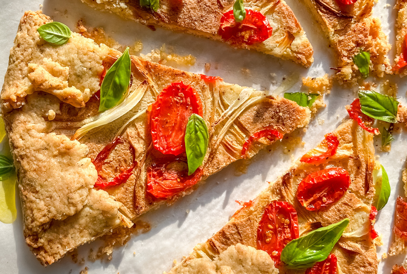 Savoury Vegan Tomato Galette