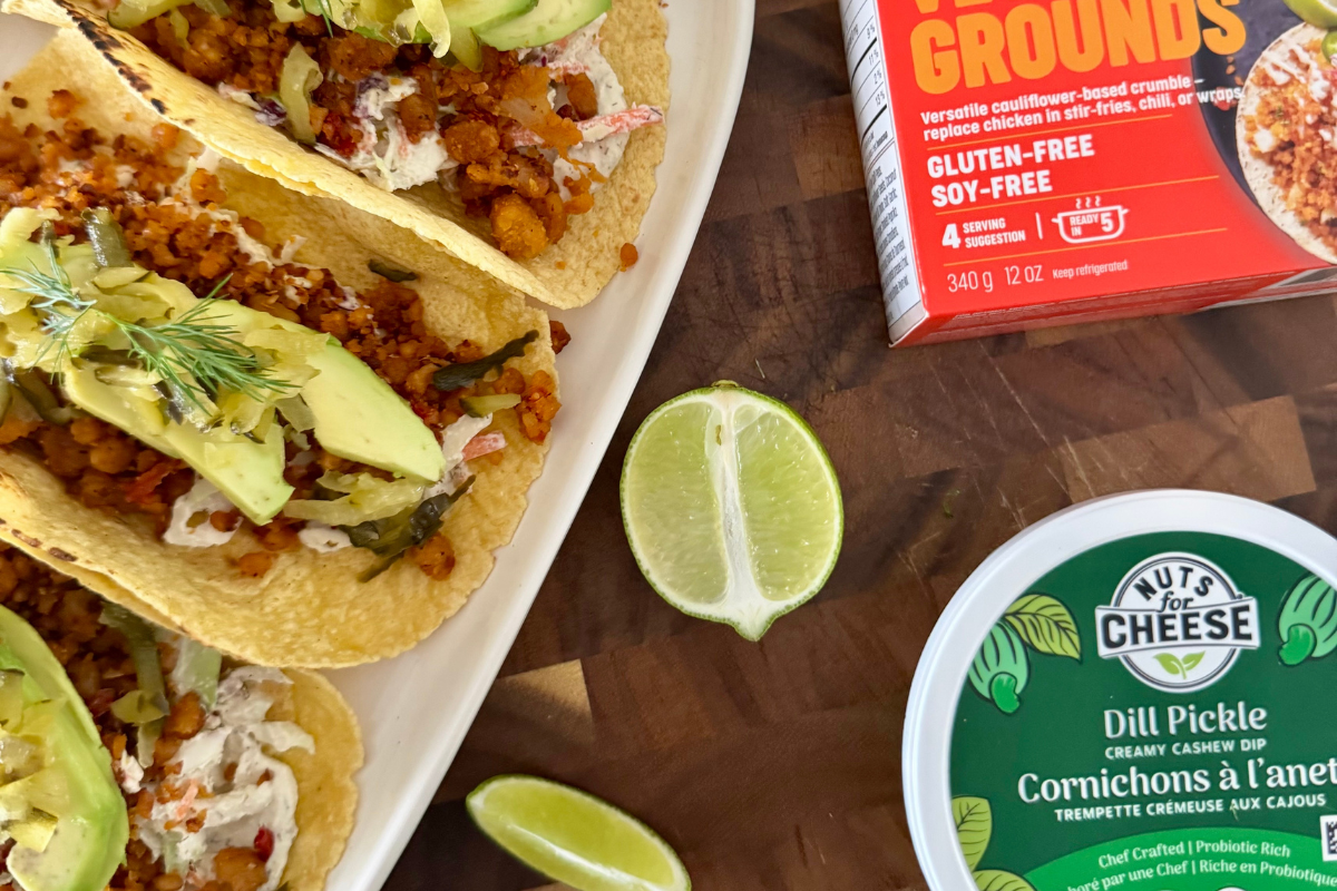 Pickle Cauli Crumble Tacos