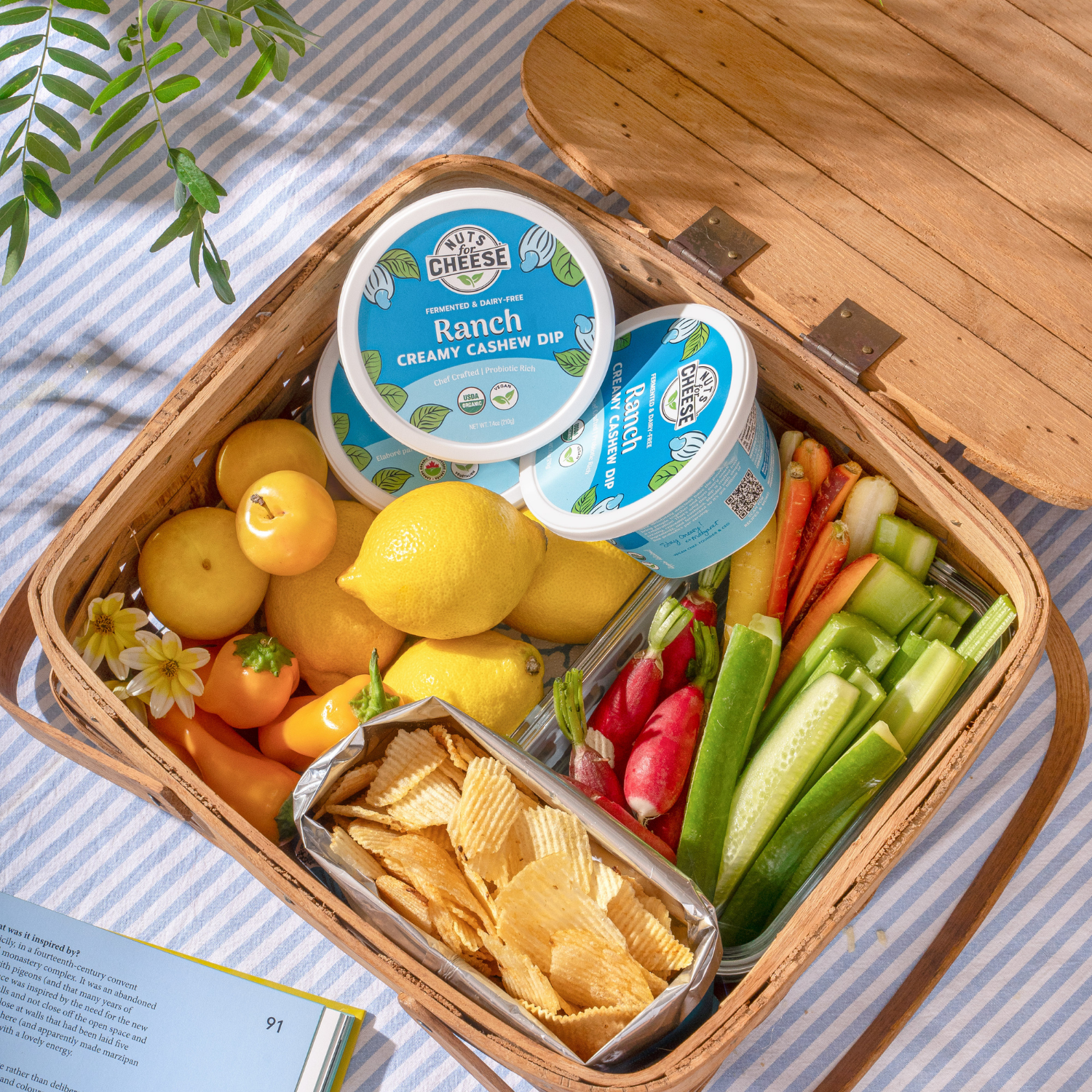 Ranch in Picnic Basket