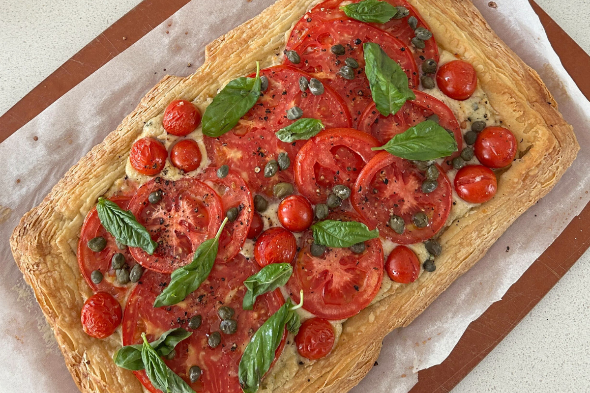 Tarte aux tomates d'été