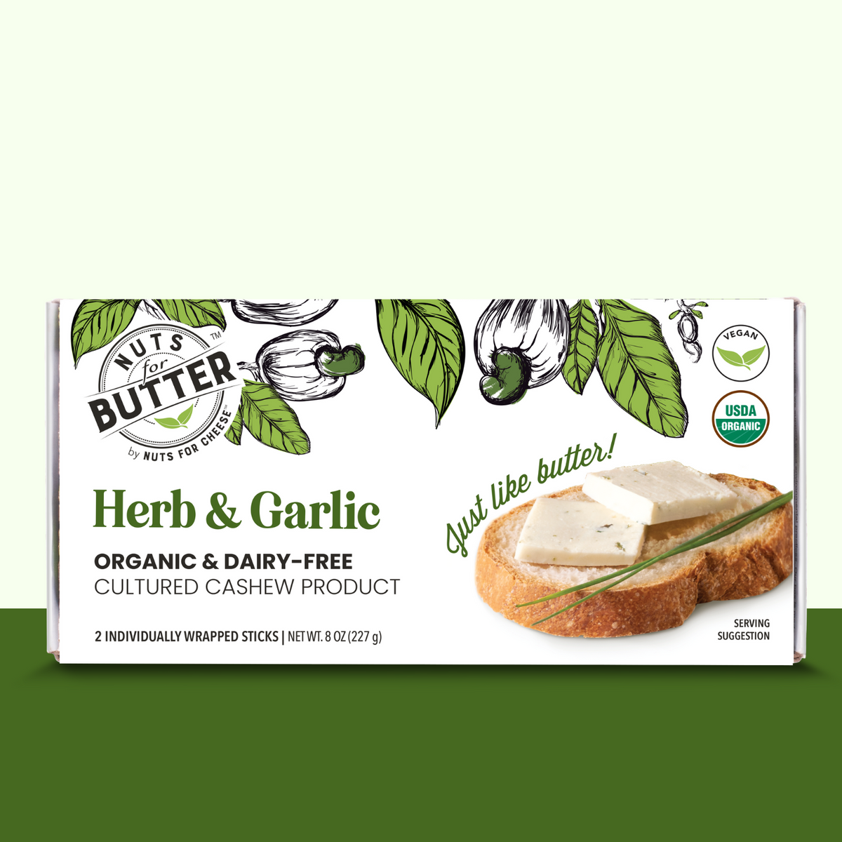 Herb Garlic Dairy-Free Butter Nuts For Cheese™
