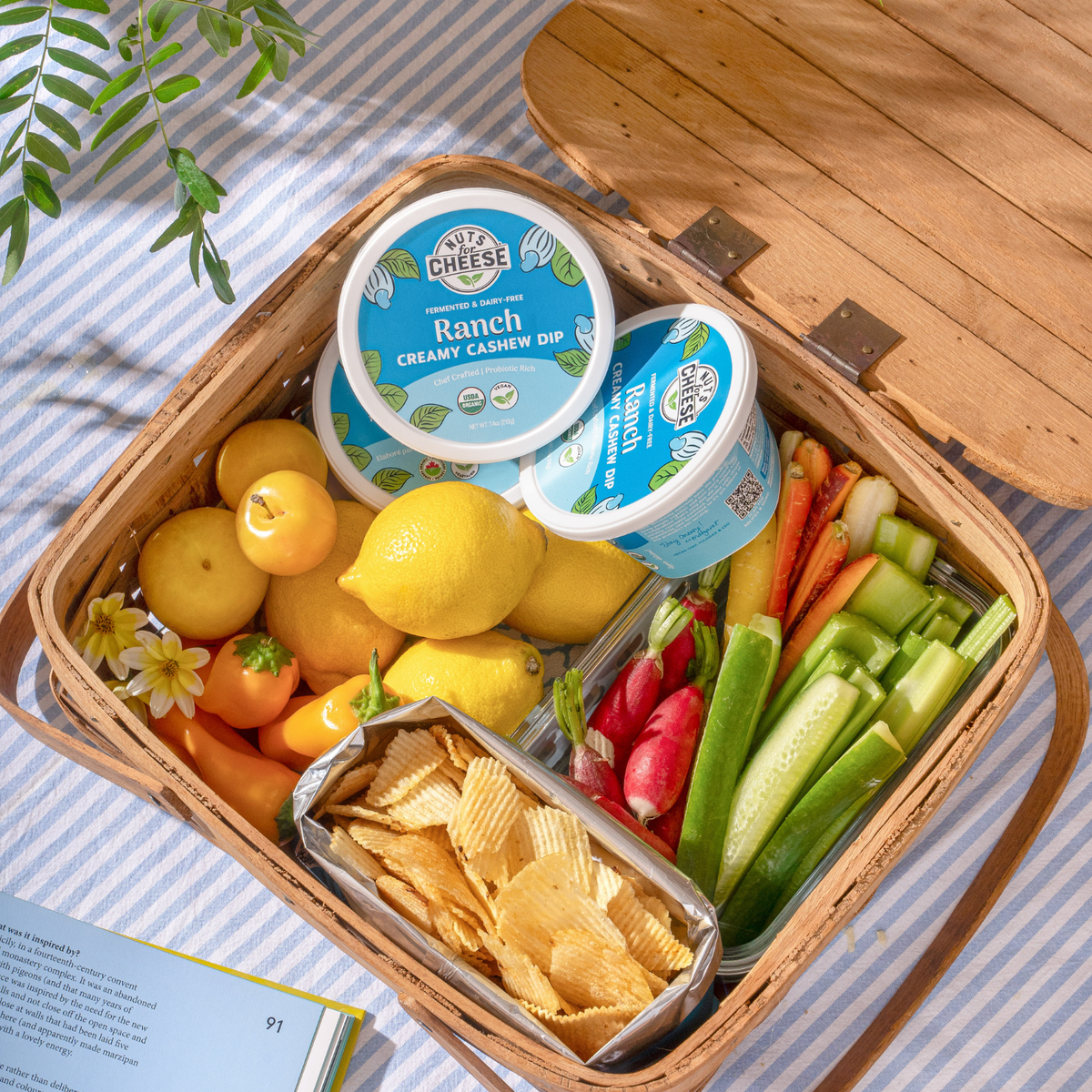 Ranch in Picnic Basket