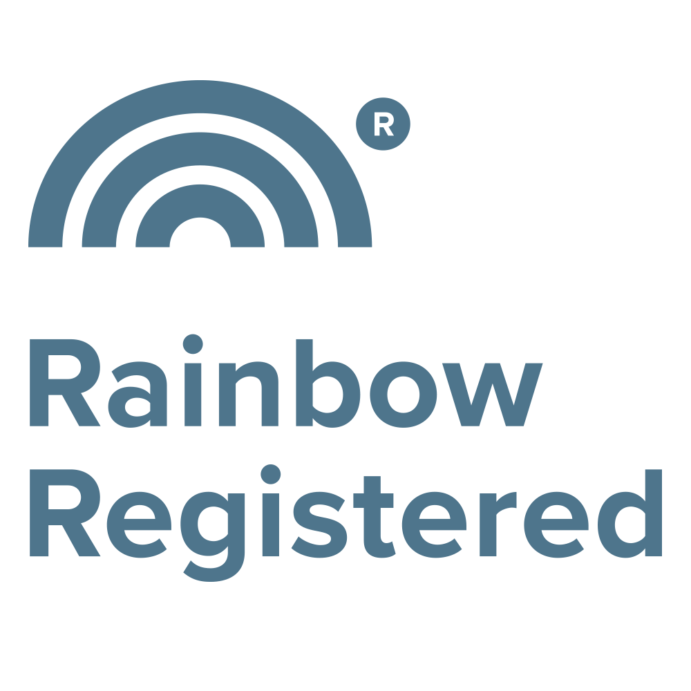 Rainbow Registered LGBT+ Friendly Accreditation Program Logo