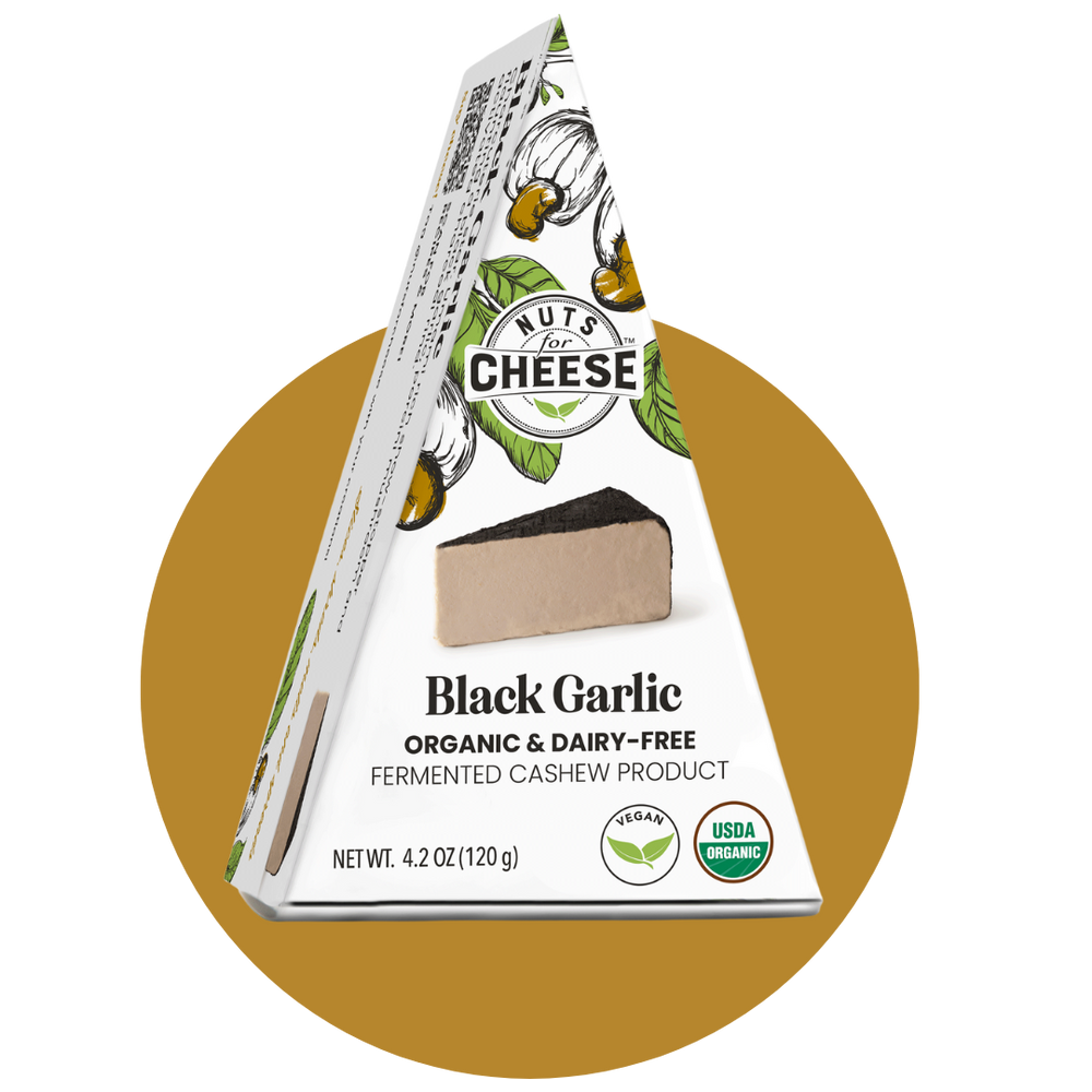 Black Garlic DairyFree Cheese Nuts For Cheese™