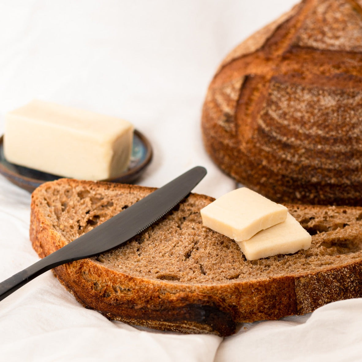 Bread with Nuts For Butter™ Organic & dairy-free fermented Salted Original butter